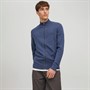 JACK AND JONES Herren Cashmere Pullover Blaumeliert