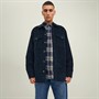 JACK AND JONES Herre Ollie Langærmet shirts Marineblå
