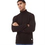 JACK AND JONES Mens Pannel Roll Neck Jumper Black