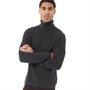 JACK AND JONES Mens Waffle Knit Roll Neck Jumper Asphalt