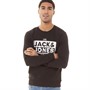 JACK AND JONES Mens Kim Crew Neck Sweatshirt Black