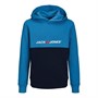 JACK AND JONES Sweats à Capuche Jorcorps Blocking Garçon Bleu