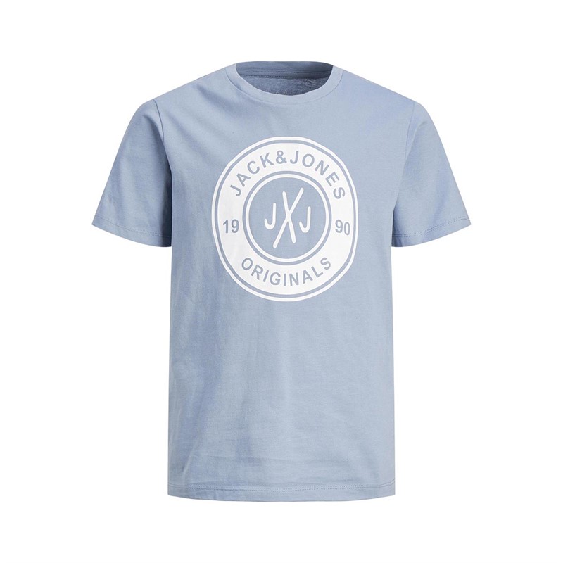 JACK AND JONES Boys New Tom T-Shirt and Shorts Set Faded Denim