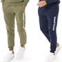 JACK AND JONES Mens Bank Two Pack Joggers Navy Blazer/Dusty Olive