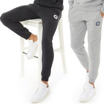 JACK AND JONES Mens Stamped Two Pack Joggers Tap Shoe/Grey Melange