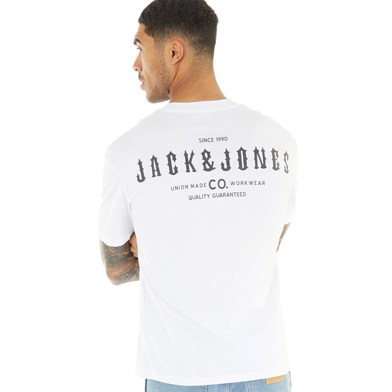 JACK AND JONES Herre Muta T-shirts Hvid