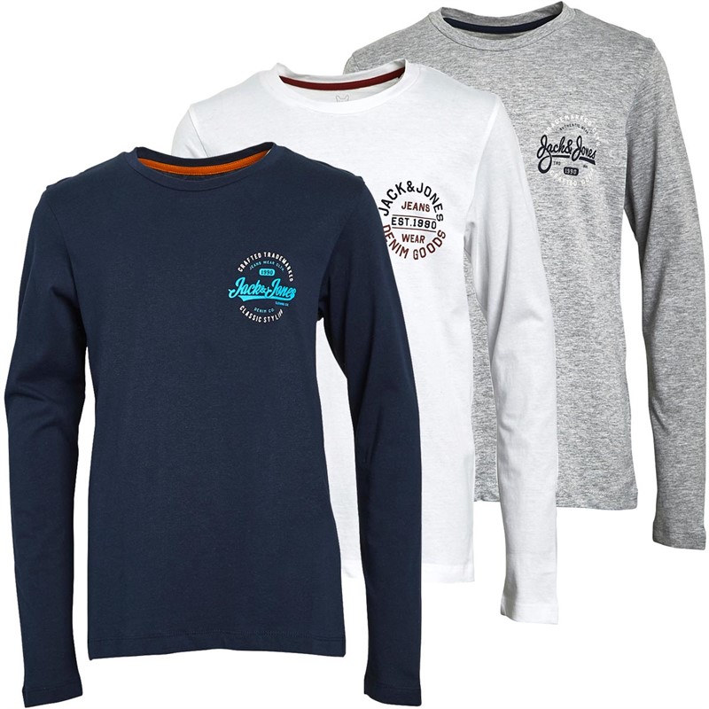 JACK AND JONES Chłopięce Mikk T-shirty Wielobarwny