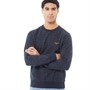 JACK AND JONES Mens Hide Crew Neck Sweatshirt Navy Blazer