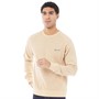 JACK AND JONES Mens Hide Crew Neck Sweatshirt Oatmeal