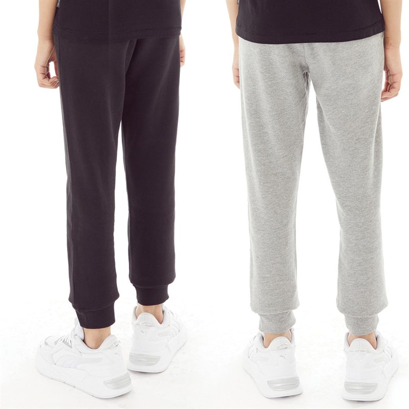 JACK AND JONES Junior Boys Gordon Two Pack Joggers Black