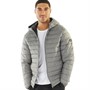 JACK AND JONES Heren Wayne Capuchon Puffer Jas Antraciet Grijs
