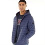 JACK & JONES Veste Matelassée à Capuche Wayne homme, Bleu Marine