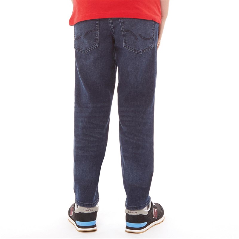 JACK AND JONES Drenge Jjiglenn AM 810 Slim Jeans Blå