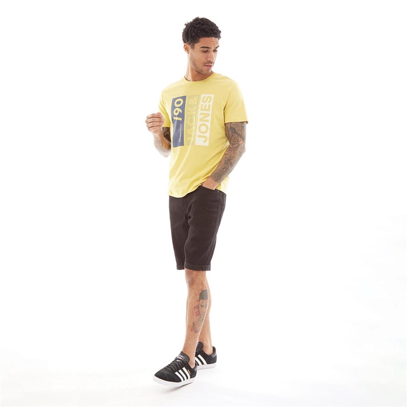 JACK AND JONES Mens Jio Crew Neck T-Shirt Jojoba
