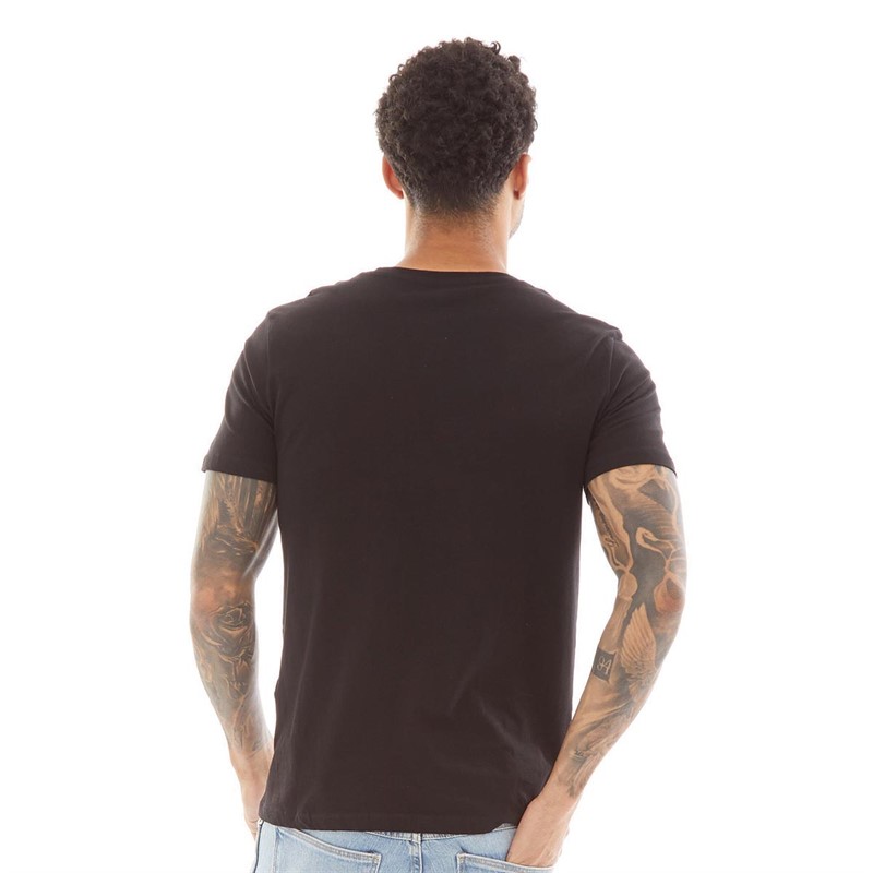 JACK AND JONES Mens Logan T-Shirt Black