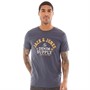 JACK AND JONES Mens Logo T-Shirt Ombre Blue