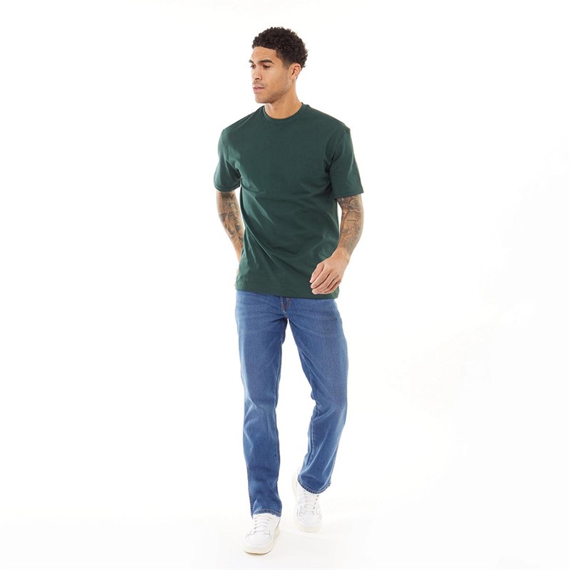 JACK AND JONES Herre Relaxed T-shirts Mørk Grøn