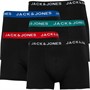 JACK AND JONES Mens Huey Five Pack Trunks Electric Blue Lemonade/Black