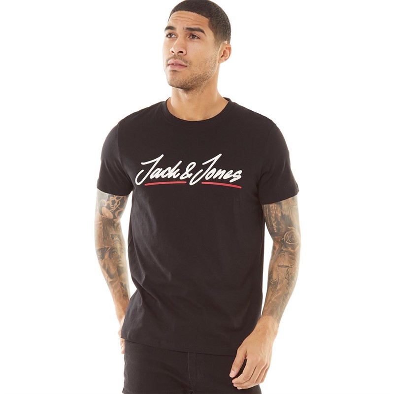 JACK AND JONES Herre Reset T-shirts Sort