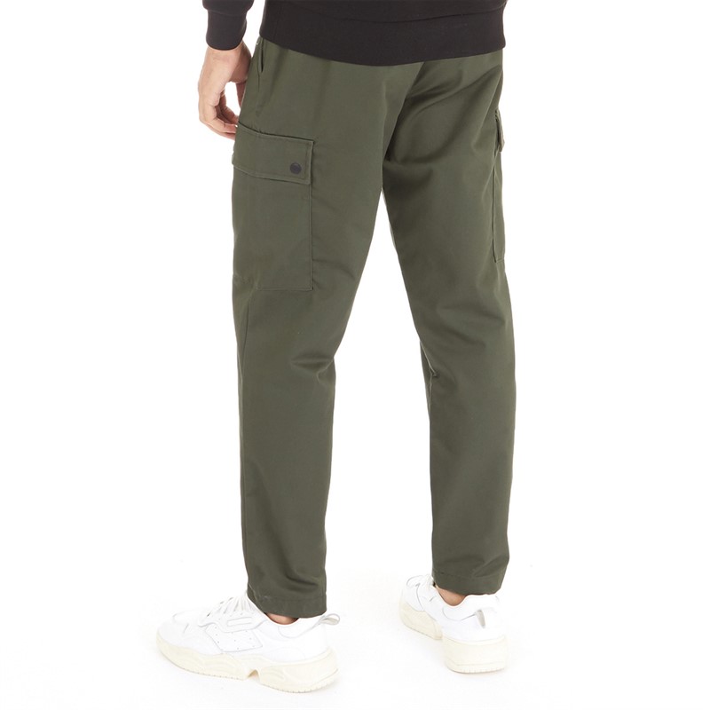 JACK AND JONES Mens Bill Gray Cargo Joggers Rosin
