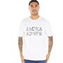 JACK AND JONES T-Shirts Tech Logo Homme Blanc