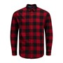 JACK AND JONES Chłopięce Chester Check Koszule z Długim Rękawem Czerwony w Kratkę
