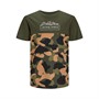 JACK AND JONES T-Shirts Albie Camo Garçon Vert