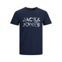JACK AND JONES T-Shirts Tech Logo Garçon Bleu Marine