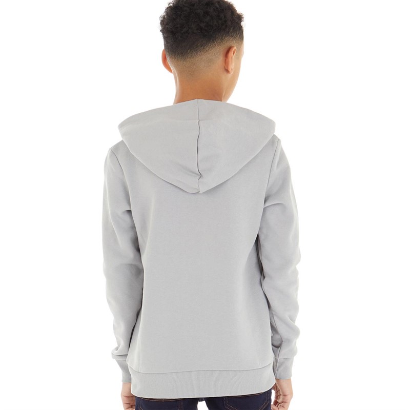 JACK AND JONES Boys Albie Hoodie Alloy