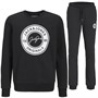 JACK & JONES Boys Thomas Sweatshirt And Joggers Tracksuit Black
