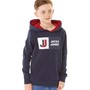 JACK AND JONES Boys Logan Hoodie Navy Blazer