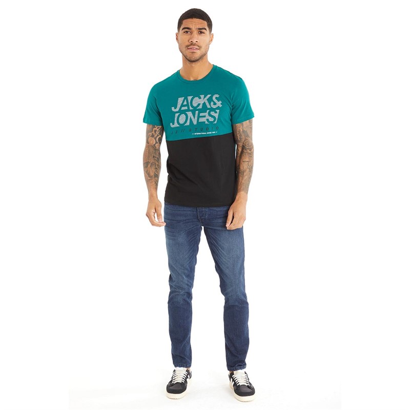JACK AND JONES Mens Marco T-Shirt Storm