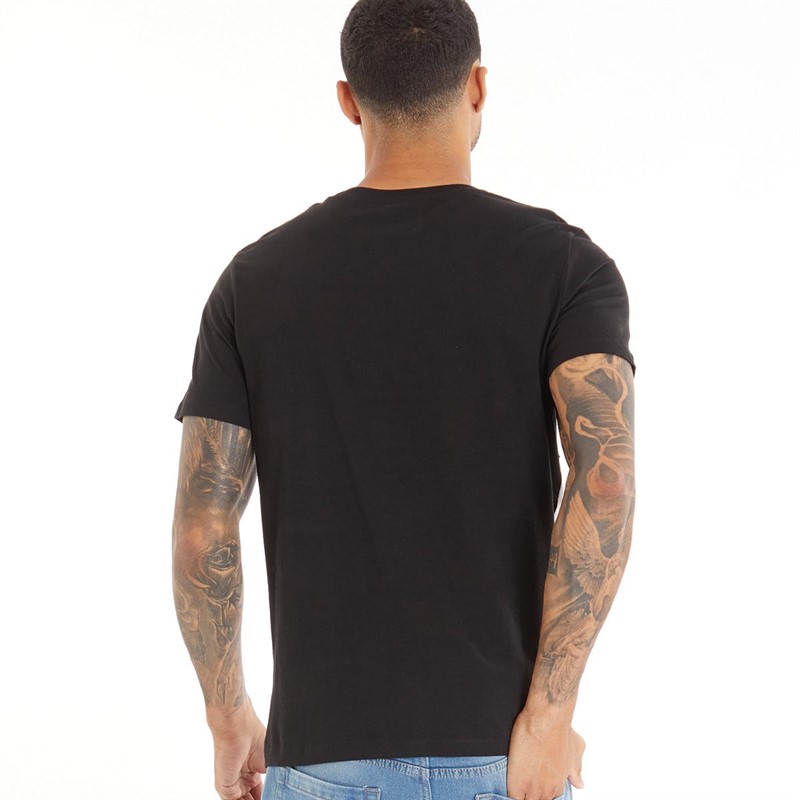 JACK AND JONES Mens Marco T-Shirt Black