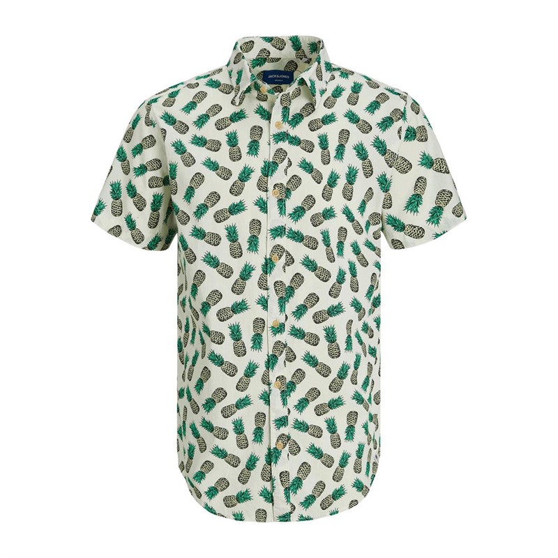 JACK AND JONES Boys James Palma Shirt Island Green