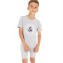 JACK AND JONES Jongens Aron Set Gemeleerd Lichtgrijs