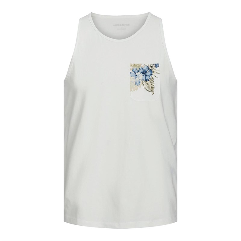 JACK AND JONES Heren Becs Singlet Wit