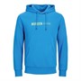 JACK AND JONES Heren Neo Hoodies Lichtblauw