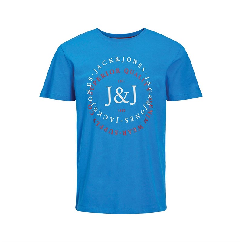 JACK AND JONES Herre Supply T-shirts Blå