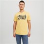 JACK AND JONES Heren Becs Shape T-shirts Lichtgeel