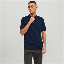 JACK AND JONES Herre Remil Kortærmet poloer Marineblå