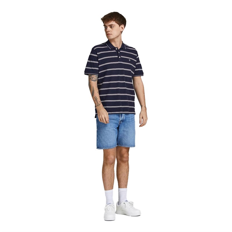 JACK AND JONES Herre Joe Kortærmet poloer Mørk Marineblå