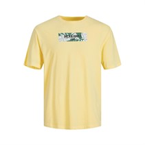 JACK AND JONES Drenge Energy Logo T-shirts Bleg Gul