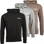 JACK & JONES Mens Mason Three Pack Hoodies Black/Alloy/Falcon
