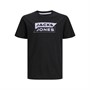 JACK AND JONES Boys Coshear Crew Neck Logo T-Shirt Black