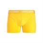 JACK AND JONES Boxers Color Trunks Homme Jaune