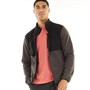 JACK AND JONES Mens Flame Full Zip Fleece Asphalt