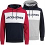 JACK AND JONES Sweats à Capuche Blocking Homme Multicolore