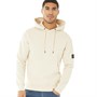 JACK AND JONES Sweats à Capuche Waffle Homme Blanc Cassé