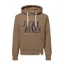 JACK AND JONES Heren Wonder Hoodies Middelbruin