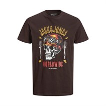 JACK AND JONES Herren T-Shirts Braun